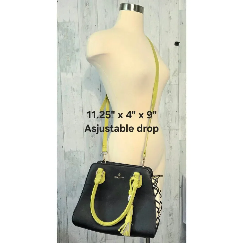 Spartina 499 Seven Oaks Alloy Satchel Leather and Linen